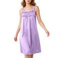 thumbnail image 6 of Lightweight Nightgowns for Women Zaewscy Women's Casual Home Wear Sleeveless Short Nightgown Beige Free Size, 6 of 8