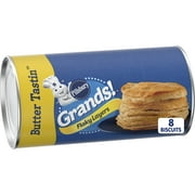 Pillsbury Grands! Flaky Layers Butter Tastin' Refrigerated Biscuit Dough, 8 ct, 16.3 oz