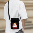 thumbnail image 3 of FUIALDOLG Satchel Crossbody Bag for Travel Shopping, Zippered 2-Layer over Shoulder Bags for Women Halloween Ghost Crossbody Bag, 3 of 7
