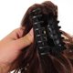 thumbnail image 5 of OUNONA Synthetic Black Ponytail Claw Clip Extension with Drawstring for Secure Comfortable All Day Wear, 5 of 6