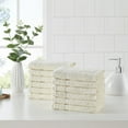thumbnail image 2 of Clorox Bleach Friendly 12 Piece Washcloth Set for Adults, 12 x 12, Ivory, 2 of 7