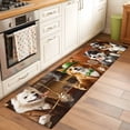thumbnail image 3 of 2x6 Washable Runner Rug, Animal Playing Billiards Non-Slip Hallway Runner for Entryway Kitchen Bedroom, Abstract Dog Indoor Carpet Runner Floor Mat, 3 of 9