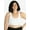 White, variant on , The Olivia, Full Support Sports Bra, Seamless, Wireless, Removable Pads, Longline Band, Tank Style Bra, Moisture Wicking (Women's & Women's Plus)