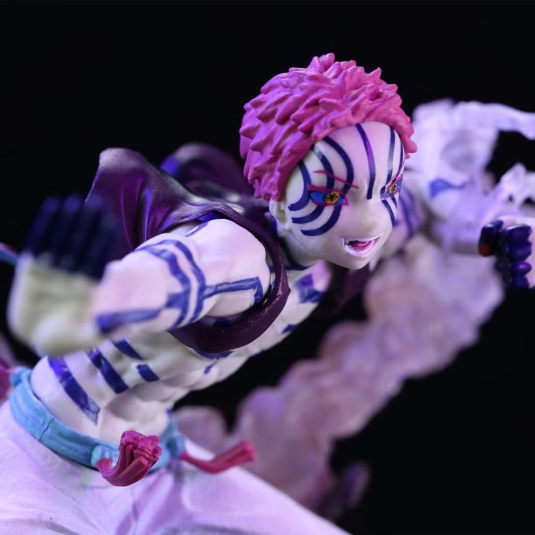 New Twelve Kizuki Akaza Hakuji (combat Ver) Character Anime Model Statue Action Figures Desktop Ornament Popular Decorations Fan Souvenirs Creative Gift Collectable