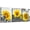 Sunflowers And Sunshine, variant on Bathroom Wall Decor Canvas Wall Art for Bedroom kitchen Living Room Wall Decoration Black and White Triptych Flower Yellow Sunflower Pictures Canvas Prints 3 Piece Set Artwork for Walls Ready to Hang