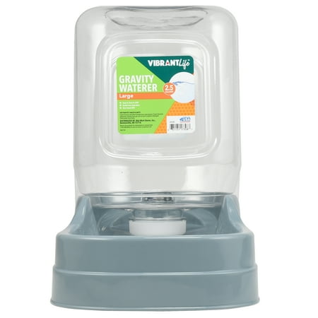 Vibrant Life Gravity Waterer, 2.5 gallon capacity, Large