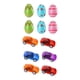 thumbnail image 3 of Huevos de Pascua prellenados, rellenos para cestas de Pascua, regalos para niños, huevo de Pascua creativo relleno con juguete en el interior para premios en el aula. 12 Uds. Coche de juguete., 3 of 9