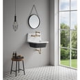 thumbnail image 6 of Kingston Brass KS7247AX English Country Double-Handle Wall Mount Bathroom Faucet, Brushed Brass, 6 of 11