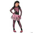thumbnail image 2 of Skeleton Punk Pink Child Halloween Costume, 2 of 3
