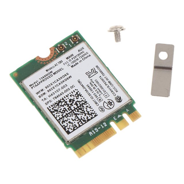 Tarjeta Wifi Forintel Wireless-ac 7260 7260ngw Dualband 2x2 Wi-fi Bt 4.0 Ngff
