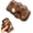 Chocolate -A, variant on Slow Rising Food Squeeze with Creamy Butter Scent, Realistic Large Hamburger Stress Relief Fidget Toys for Adults, Soft Sensory Squeeze Bun for Office Desk Party Favors(Brown Hamburg)