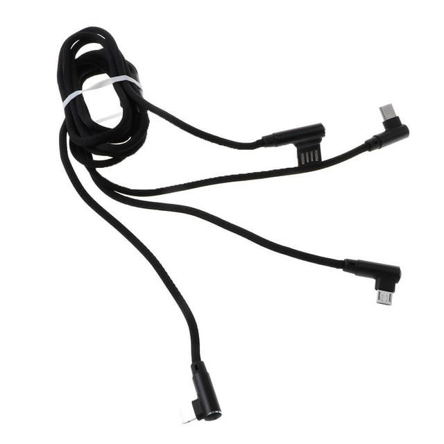 Adaptador USB CUTICAT De 59' Para Android Cable de cargador multi USB 3 en 1