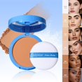 thumbnail image 2 of Matte Oil Control Setting Pressed Powder by Julystar, Waterproof Soft Focus Concealer Compact with Mirror & Puff for All Skin Tones Daily & Outdoor Long Wear Makeup, 2 of 12