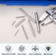 thumbnail image 4 of 30 Pcs 1x12 mm Pasadores de acero inoxidable 304, Pasadores de soporte de estante de metal con extremo chaflanado de cabeza redonda, 4 of 6
