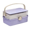 thumbnail image 2 of TOOYFUL Makeup Train Case Portable Makeup Bag Gift Beauty Tool Multifunctional Beauty Cosmetic Box Vanity Case for Toiletry Cosmetics violet, 2 of 10