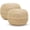 Circular Jute Natural, variant on · REDEARTH · Cube Pouf Foot Stool Ottoman - Jute Braided Pouffe Poof Accent Sitting - Set of 2 Footrest for The Living Room, Bedroom, Nursery, Patio, Lounge, Office - 14.5”x14.5”x16” - Natural