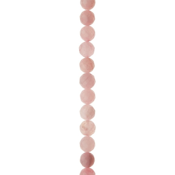 12 Pack: Faceted Rose Quartz Round Beads - 10mm by Bead Landing