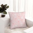 thumbnail image 6 of Yiaed Cute Bunny Print Pillow Covers Super Soft Decorative Square Throw Pillow Covers Case Cushion Covers for Sofa Couch Bedroom Car Decor（No pillow core）-18"x18", 6 of 7