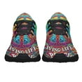 thumbnail image 5 of Hippie Imagine All The People Living Life In Peace Shoes Sneakers Black Size 10, 5 of 7