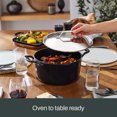 thumbnail image 4 of All-Clad Enameled Cast Iron, Braiser with Lid, 4 quart, 4 of 9