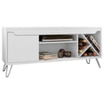 thumbnail image 4 of Manhattan Comfort Modern Baxter 54" Wine Rack TV Stand in White Engineered Wood, 4 of 5