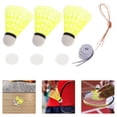 thumbnail image 1 of Homoyoyo De Entrenamiento De Bádminton Amarillo Con Dispositivo Elástico Para Práctica Individual En Casa, 1 of 6