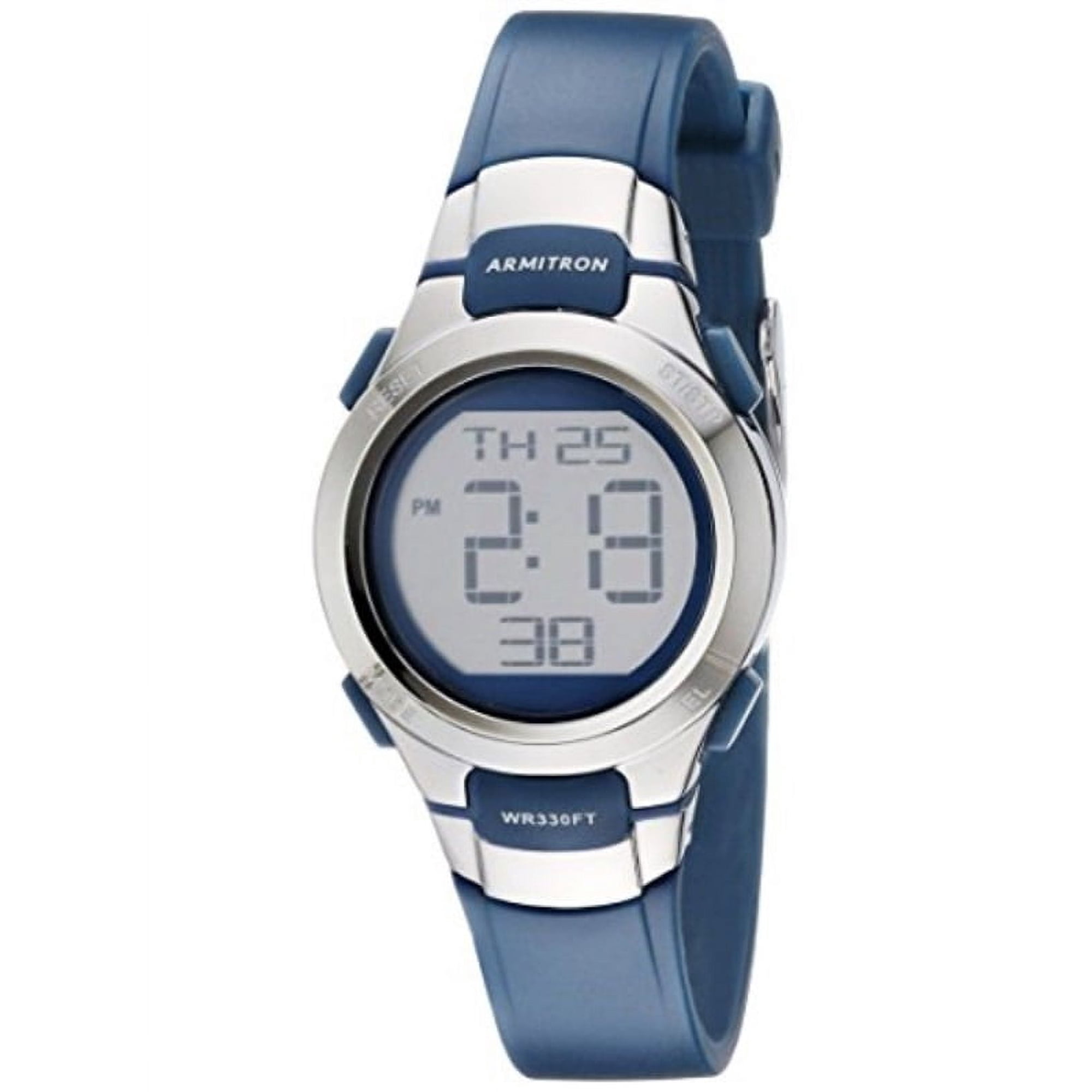 Sport Women's 45/7012NVSV Digital Watch with Matte Navy Strap