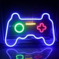 thumbnail image 3 of Letrero de neón Miuline Game con forma de gamepad, luz de neón para gamepad, luces de pared para juegos con alimentación USB, decoración para dormitorio y sala de juegos, 3 of 8