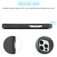 thumbnail image 4 of SaniMore for iPhone 14 Pro 6.1" Case [RFID Blocking], Camera Protection Card Slot Ultra-Thin PU Leather Magnetic Wallet Cover with Practical Bracket Shockproof Protective Shell, Black, 4 of 7