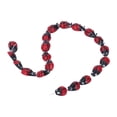 thumbnail image 1 of Ladybug Beads Red Black Glass Durable Corrosion Resistant Jewelry Spacer, 1 of 8