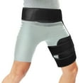 thumbnail image 3 of Envoltura De Soporte De Compresión Para El Muslo Y El Tendón De La Cadera Para La Tensión Del Flexor De La Cadera, Tirón De La Ingle, Articulación Si, Artritis, Bursitis, Nervio Ciático Para Hombres Vogacara OD014212-00, 3 of 6