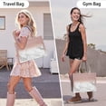 thumbnail image 6 of Large Capacity Tote Bag,Pink Glitter White Marble Pattern Handbag Fashion Luxury Tote Bag,15.7"x13"x 5.1" Inches,Laptop Compatible, 6 of 6