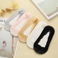 thumbnail image 7 of Pleteffect Socks, Lace No Show Liner Socks for Women, 5 Pairs Casual Lace Low Cut Liner Boat Non-Slip S-ocks( Mix), 7 of 7