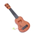 thumbnail image 5 of Instrumento musical pequeño para niños, imitación de ukelele, mini guitarra de cuatro cuerdas (39 cm, caqui), 5 of 5