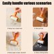 thumbnail image 3 of 1 rodillo quitapelusas mini de plástico color naranja con 3 rollos de cinta adhesiva reemplazables. Herramienta compacta y portátil para eliminar el pelo de mascotas en ropa y muebles. Rkxzt, 3 of 8