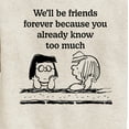 thumbnail image 3 of Peanuts - Friends Forever Marcie And Patty - Toddler & Youth Crewneck Fleece Sweatshirt, 3 of 6