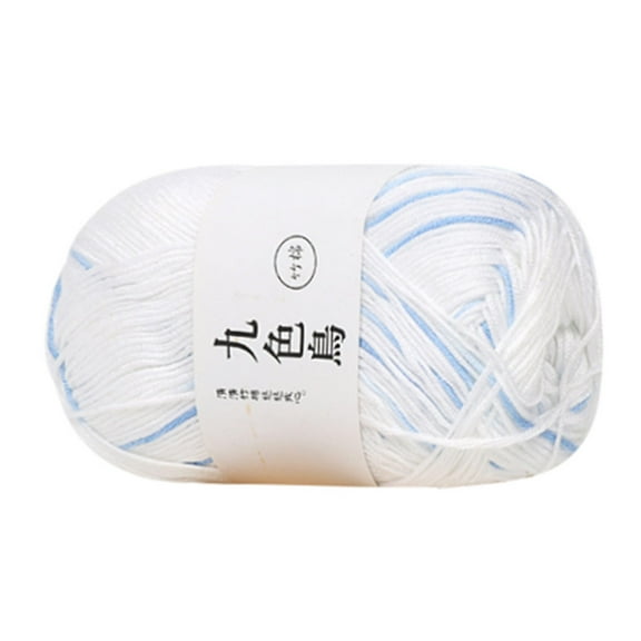 Pedty Soft Classic Multi Ombre Yarn By Loops & Threads - Yarn for Knitting Crochet Yarn Bamboo Charcoal Cotton Baby Line Fine Wool Crochet Diy Children Cotton Yarn