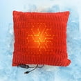 thumbnail image 3 of USB heated pillow cushion cover, five-gear temperature control, office winter warm body pillow pad with timer, 3 of 7