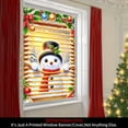 thumbnail image 4 of 1 piece, 2D flat banner, Christmas snowman curtain decoration, winter festival door and window decoration banner, Christmas party supplies, home decoration supplies, suitable for indoor and outdoor p, 4 of 6
