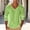 Green, variant on Deep V Slub Sheer-Knit Long-Sleeve Blouse, Ultra-Light Breath Fabric for Camper Van Weekend Camping Purple S