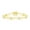 Gold Plated, variant on Sterling Silver Round Simulated Diamond CZ Beaded Bracelet - Fine Bracelet - Hypoallergenic Bracelet for Women