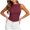 *Wine, variant on ClodeEU Women's Solid Color Sleeveless Tank Top ,Comfortable Y2K Layering Blouse Army Green,Women's Plus L