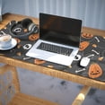 thumbnail image 3 of Long Mouse Pads for Desk,Colorful Halloween Icons Pattern Desk Mats on Top Of Desks, Desk Mouse Pad Extra Large with 3mm Non-Slip Base and Stitched Edge for Gaming,Office,Work,Home 35.4"x15.7", 3 of 6