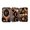 Coffee, variant on Halloween Gothic Style Metal Tin DIY Shadow Box With Warm LED Lights Mini Sculptures Custom Photo Memory Craft Display For Home Party Decoration(Coffee-15.3x9.2x3cm)