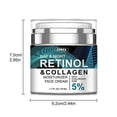 thumbnail image 2 of Crème pour le Visage au Rétinol, Hydratant Facial au Collagène et à l'Acide Hyaluronique, Lisse les Rides et Réduit les Ridules avec Vitamine, 2 of 5