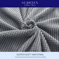 thumbnail image 5 of Subrtex Housse de Canapé Extensible 1 Pce Antidérapante, Motif à Grille Texturée, 5 of 5