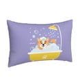 thumbnail image 2 of Bixox Corgi Washing in Bathtub Printed Pillow Protector,Super Soft Ideal for Home,Guests,Rentals - 14"x20", 2 of 8