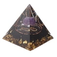 thumbnail image 2 of Pirámide de cristal de 5 cm para curación energética positiva y meditación. Poder del zodíaco Leo, 2 of 8