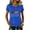 Blue, variant on 250th Anniversary USA Shirts Women Short Sleeve T-Shirts Loose USA Flag Print Pullover Independence Day Patriotic Tops 4th of July V Neck 1776-2026 Blouses, Brown M