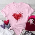 thumbnail image 5 of VKOYWKM Valentines Day Heart Tshirt for Women Love Graphic Tees Holiday Tops Short Sleeve Casual Spring Clothes Loose Fit Crew Neck Valentine Tees, 5 of 5